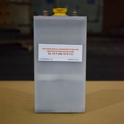 De verzegelde 1.V55AH-Navulbare Nikkel-cadmium Batterij van Elektrodennicad